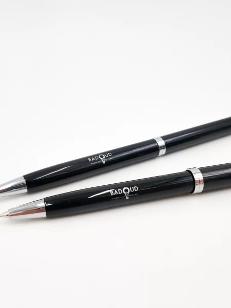 Stylo à bille design avec gravure Badoud