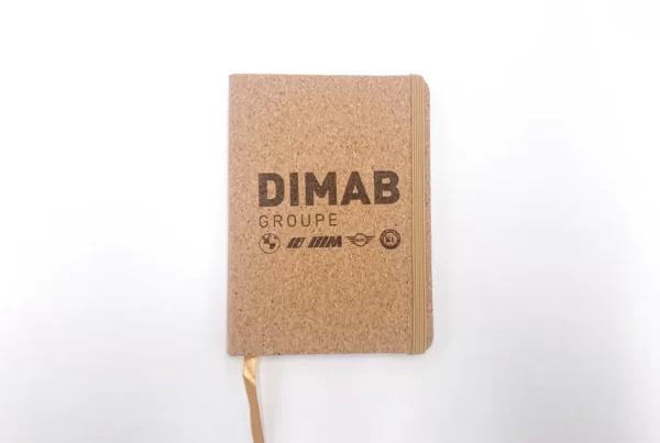 Carnet bloc-note-personnalisé avec gravure DIMAB
