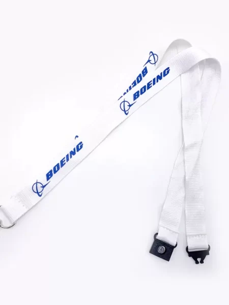 Tour de cou en bambou - lanyard personnalisé BOEING