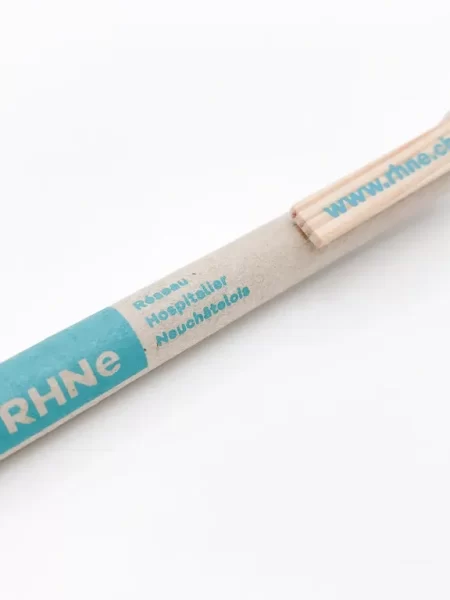 Stylo à bille en papier personnalisé en tampographie