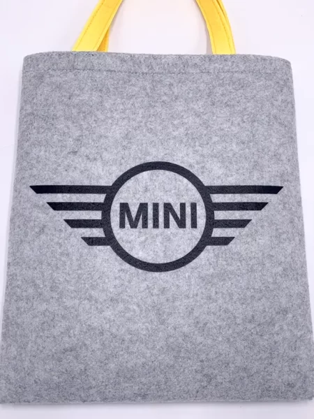 Sac luxe en feutrine sur mesure Mini Cooper pour Facchinetti Automobile