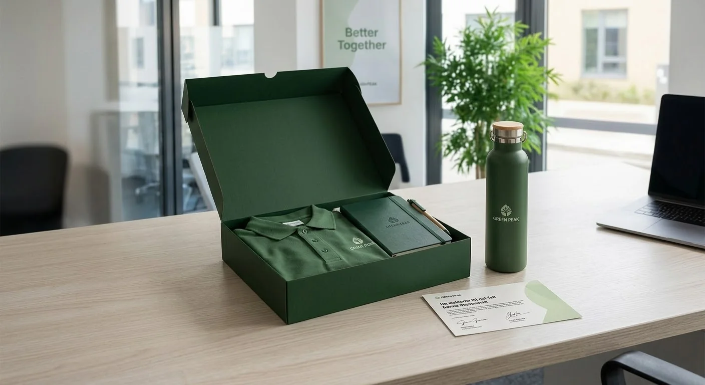 Coffret cadeau premium avec couteau suisse, étui en cuir et stylos