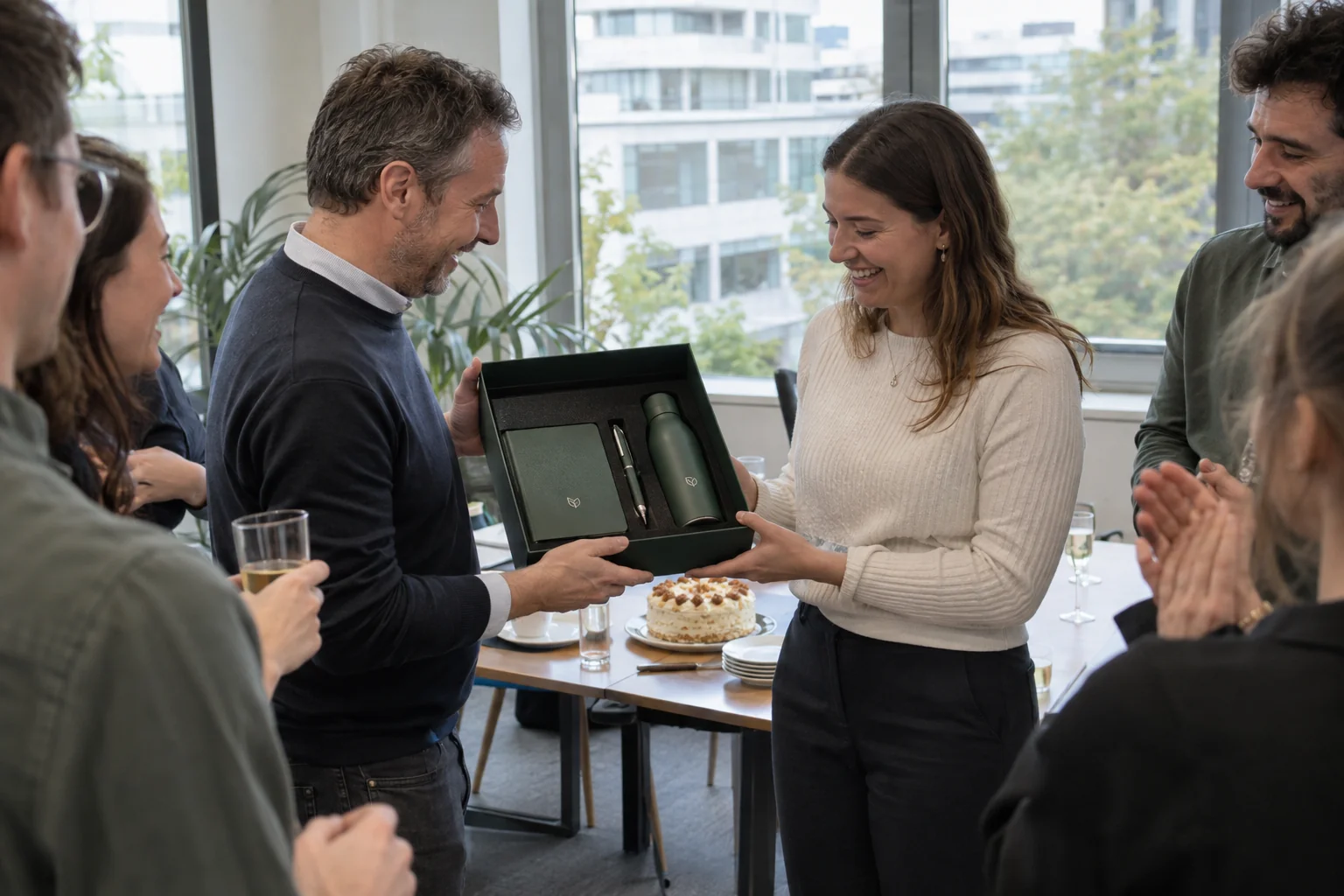 Personalisiertes Jubiläumsgeschenk als Dank für langjährige Treue