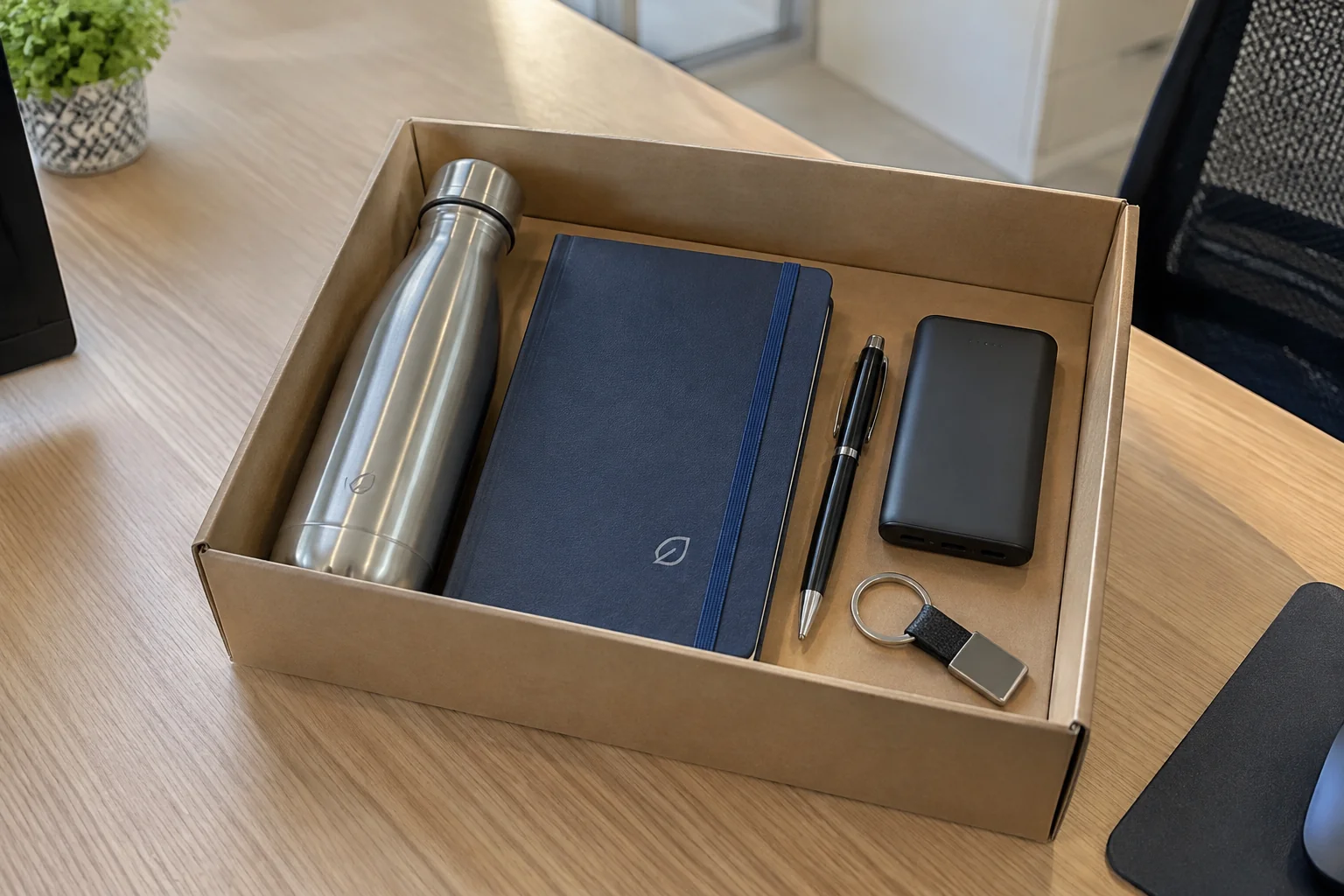 Personalisiertes Welcome Pack für neue Mitarbeitende