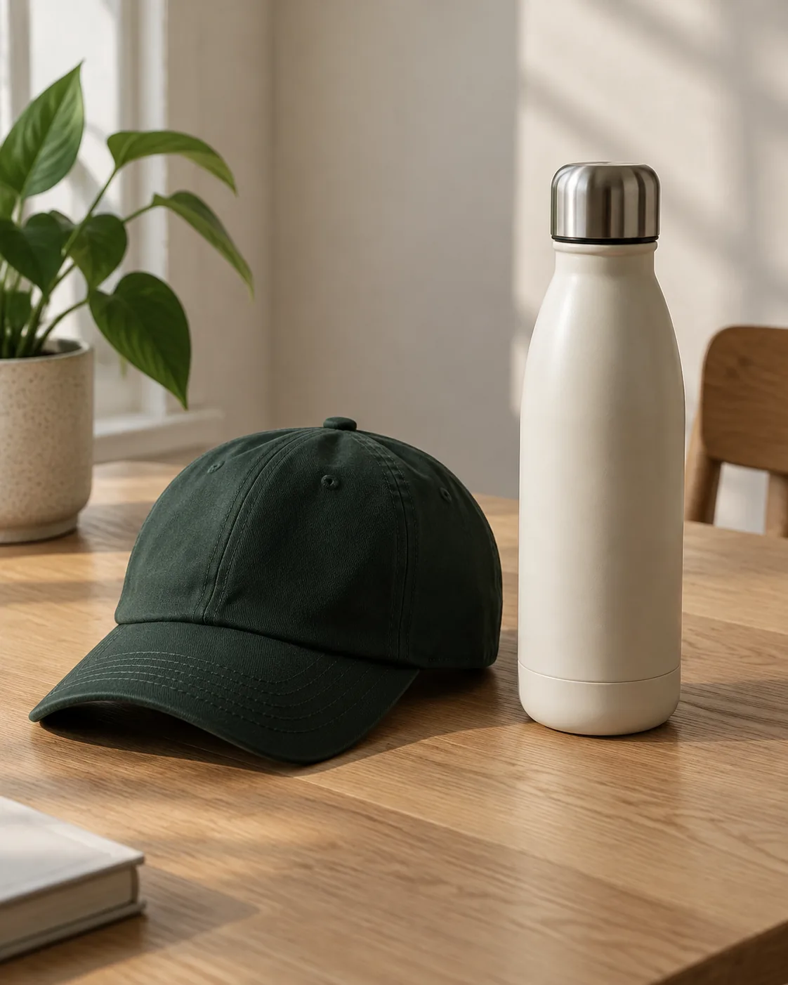 Casquette et bouteille isotherme personnalisées pour entreprise