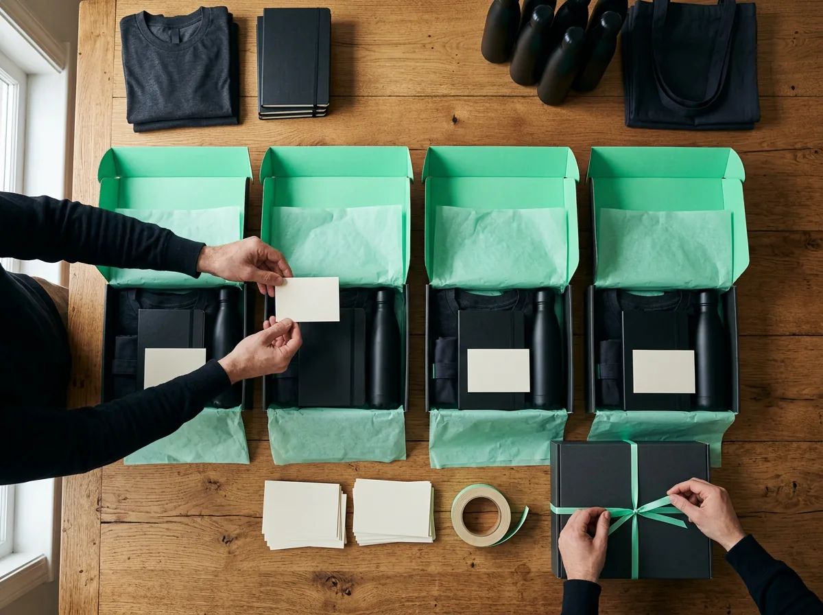 Préparation et assemblage des colis